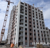 Ход строительства дома № 57, 1 этап, секция 1,2 в ЖК Перемена -