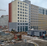 Ход строительства дома 1.3 в ЖК Патриот -