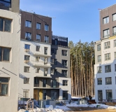 Ход строительства дома 4-2 в ЖК Лес -