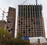 Ход строительства дома 5 в ЖК Никс Про на Лесопарковой -