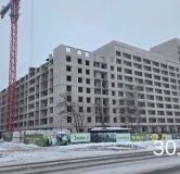 Ход строительства дома 14/2, этап 2Б в ЖК Семейный -