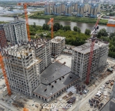Ход строительства дома ГП-8 в ЖК Айвазовский City -