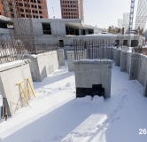 Ход строительства дома 1 в ЖК Никс Про на Лесопарковой -