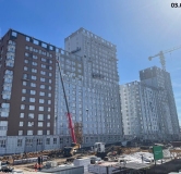 Ход строительства дома 1 в ЖК Q на Кулагина -