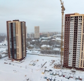 Ход строительства дома 25 в ЖК Черемушки на Приморской -