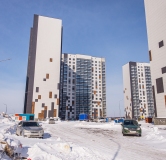 Ход строительства дома 1, секции А,Б,В в ЖК Новая Дема -