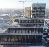 Ход строительства дома секция 1Б, 1В, 1Г в ЖК Клевер Парк (Clever Park) -
