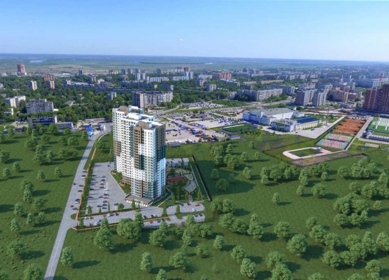 Дом 8В, секция 3 в ЖК Яркий на Зубковой - фото 1