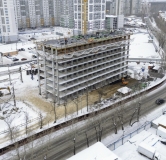 Ход строительства дома 2 в ЖК Комсомольский -