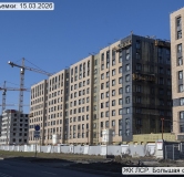 Ход строительства дома 5Б, 2 этап в ЖК ЛСР.Большая Охта -
