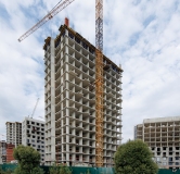 Ход строительства дома 10, корпус 2 в ЖК Остров-сад -
