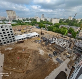 Ход строительства дома 5, секция 3.3, 3.4, 3.5 в ЖК Красное Яблоко -