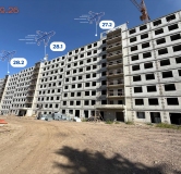 Ход строительства дома 28 в ЖК Авиатор (Авиатоr) -