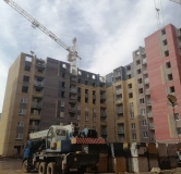 Ход строительства дома 9 в ЖК Радужный-2 -