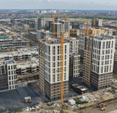 Ход строительства дома Литер 13, 4 очередь в ЖК Народные Кварталы -