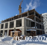 Ход строительства дома 1 в ЖК Аристократ -